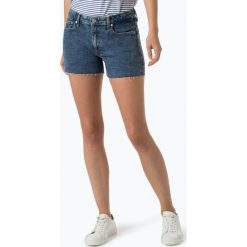 Calvin Klein Jeans - Damskie krótkie spodenki jeansowe, niebieski. Niebieskie szorty damskie Calvin Klein Jeans, bez wzorów, z jeansu. Za 199,95 zł.