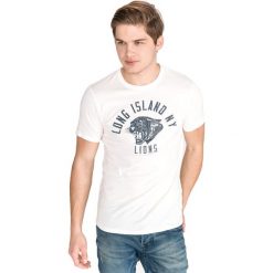 Jack & Jones Gavin Koszulka Biały. Białe podkoszulki męskie Jack & Jones, l, z nadrukiem, z bawełny, z krótkim rękawem. Za 78,95 zł.