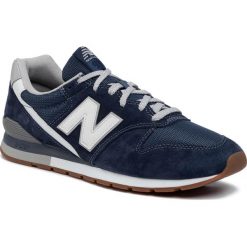 Sneakersy NEW BALANCE - CM996SMN Granatowy. Niebieskie sneakersy męskie New Balance, na co dzień, bez wzorów, ze skóry, eleganckie, bez zapięcia. Za 399,00 zł.