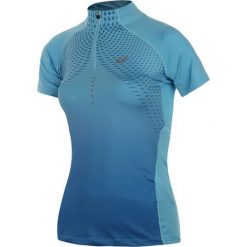 T-shirty damskie: koszulka do biegania damska ASICS SHORTSLEEVE 1/2 ZIP TOP / 121609-0815