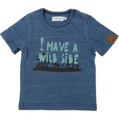 Dirkje Koszulka Chłopięca Wild Side 104 Niebieska. Niebieskie t-shirty chłopięce Dirkje, bez wzorów, bez rękawów. Za 45,00 zł.