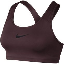 Nike Biustonosz Sportowy Damski Swoosh Bra/Burgundy Crush/Black L. Czarne biustonosze sportowe damskie marki Nike, l. Za 119,00 zł.