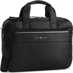 Torba na laptopa TOMMY HILFIGER - Novelty Mix Workbag AM0AM05002 002. Czarne torby męskie skórzane TOMMY HILFIGER, bez wzorów, ze skóry ekologicznej. Za 799,00 zł.