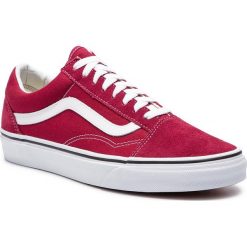 Tenisówki VANS - Old Skool VN0A38G1VG41 Rumba Red/True White. Czerwone półbuty damskie Vans, bez wzorów, ze skóry, sportowe, bez zapięcia. Za 319,00 zł.
