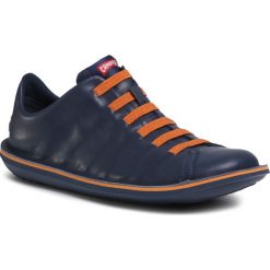 Półbuty CAMPER - 18751-084 Blue. Niebieskie półbuty męskie Camper, na co dzień, bez wzorów, ze skóry, bez zapięcia. W wyprzedaży za 469,00 zł.