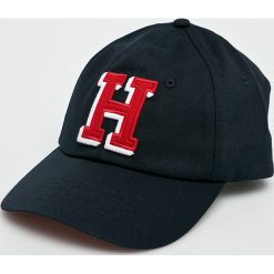 Tommy Hilfiger - Czapka. Niebieskie czapki z daszkiem męskie marki TOMMY HILFIGER, z bawełny. W wyprzedaży za 119,90 zł.