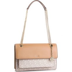 Torebka DKNY - R81EJ287 Hmp Logo/Lat HOK. Brązowe torebki klasyczne damskie DKNY, bez wzorów, ze skóry ekologicznej, klasyczne, duże, bez dodatków. W wyprzedaży za 749,00 zł.