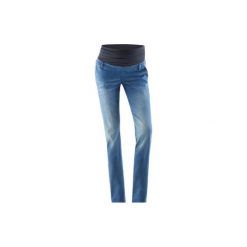 Jeansy damskie: Bellybutton Spodnie dla kobiet w ciąży Jeans MAYA straight leg - niebieski