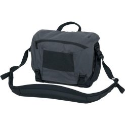 Torba URBAN COURIER BAG Medium - Cordura - Shadow Grey / Czarna A (TB-UCM-CD-3501A). Szare torby na laptopa HELIKON-TEX, bez wzorów, klasyczne. Za 229,00 zł.