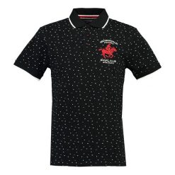 T-shirty chłopięce z krótkim rękawem: Koszulka polo „Kakor” w kolorze czarnym