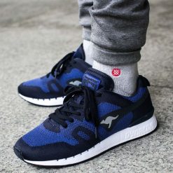 Buty Kangaroos Omnicoil Woven "Ultramarine" (472090449). Fioletowe halówki męskie KangaROOS, z materiału. Za 269,99 zł.
