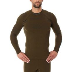 Brubeck Koszulka męska Thermo LS13040 Khaki r. XL. Brązowe koszulki sportowe męskie Brubeck, m. Za 134,99 zł.