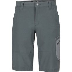 Szorty softshellowe "Limantour" w kolorze szarym. Szare spodenki sportowe męskie Marmot, m, bez wzorów, z materiału, sportowe, trekkingowe. W wyprzedaży za 154,95 zł.