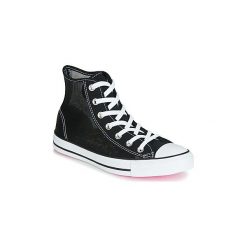 Buty Converse CHUCK TAYLOR ALL STAR SEE THRU HI. Czarne trampki i tenisówki damskie Converse, bez wzorów, bez zapięcia. Za 271,20 zł.