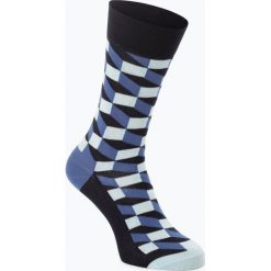 Happy Socks - Skarpety męskie, niebieski. Niebieskie skarpetki męskie Happy Socks, bez wzorów. Za 39,95 zł.