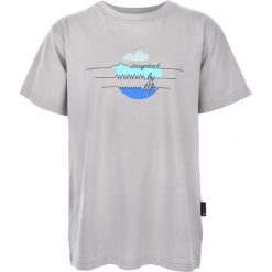 T-shirty chłopięce: MARTES Koszulka Cloud Boy Junior szara r. 164