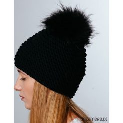 Czapka z wełny merynosowej. Szare czapki damskie marki Pakamera, z wełny. Za 289,00 zł.