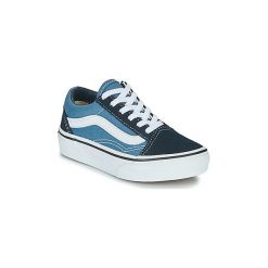 Buty Dziecko Vans UY OLD SKOOL. Niebieskie trampki dziewczęce Vans, bez wzorów, bez zapięcia. Za 219,00 zł.