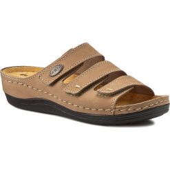 Chodaki damskie: Klapki INBLU - LF000011 Piaskowy
