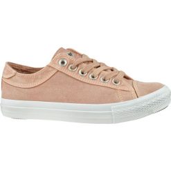 Lee Cooper LCWL-20-31-012. Różowe trampki i tenisówki damskie Lee Cooper, bez wzorów, z tkaniny, bez zapięcia. W wyprzedaży za 99,99 zł.