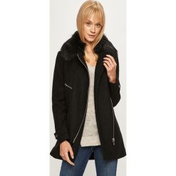 Only - Płaszcz. Czarne kurtki damskie ONLY, s, bez wzorów, z poliesteru, bez kaptura. W wyprzedaży za 239,90 zł.
