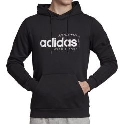 Adidas Brilliant Basics M Hoodie EI4622. Czarne bluzy męskie Adidas, xl, bez wzorów, bez kołnierzyka, bez rękawów, bez kaptura. W wyprzedaży za 179,99 zł.