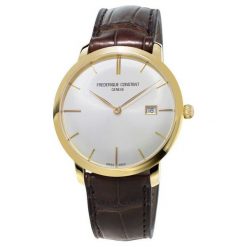 ZEGAREK FREDERIQUE CONSTANT SLIM LINE FC-306V4S5. Białe zegarki męskie marki FREDERIC CONSTANT, ze stali. Za 8299,00 zł.
