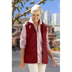 Komplet DALINA BORDO. Bluzy sportowe damskie Komplet DALINA BORDO, s, bez wzorów, bez rękawów, bez kaptura. W wyprzedaży za 39,00 zł.