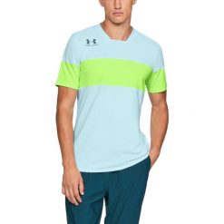Under Armour Accelerate Premier Koszulka Niebieski. Niebieskie podkoszulki męskie Under Armour, l, bez wzorów, z poliesteru, z krótkim rękawem. Za 206,95 zł.