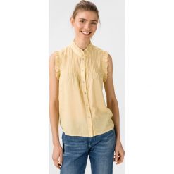 Vero Moda Olavia Bluzka Żółty. Żółte bluzki damskie Vero Moda, s, bez wzorów, z wiskozy, bez kołnierzyka, bez rękawów. Za 152,95 zł.