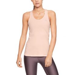 Under Armour HeatGear® Armour Racer Podkoszulek Beżowy. Brązowe podkoszulki damskie Under Armour, xs, bez wzorów, z elastanu, bez rękawów. Za 128,95 zł.