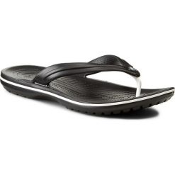 Japonki CROCS - Crocband Flip 11033 Black. Czarne klapki damskie Crocs, bez wzorów, z tworzywa sztucznego, bez obcasa. W wyprzedaży za 99,00 zł.