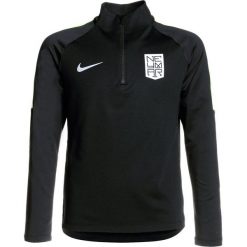 Nike Performance DRY DRIL Koszulka sportowa black/volt/reflective silver. Czarne t-shirty damskie Nike Performance, z poliesteru, z długim rękawem. Za 219,00 zł.