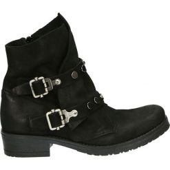 Botki - D1 NABU NERO. Brązowe botki damskie skórzane marki Venezia. Za 429,00 zł.