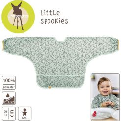 Śliniak z Długim Rękawem Little Spookies Olive. Zielone śliniaki marki Lässig. Za 69,65 zł.