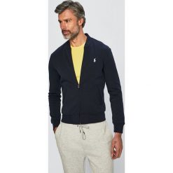Polo Ralph Lauren - Bluza. Niebieskie bluzy męskie Polo Ralph Lauren, s, bez wzorów, z bawełny, z kapturem, bez rękawów, bez kaptura. Za 679,90 zł.
