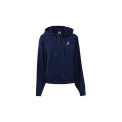 Polary Reebok Classic Bluza z kapturem Classics French Terry Full-Zip. Niebieskie bluzy damskie marki Reebok Classic, s, bez wzorów, bez rękawów, z kapturem. Za 269,00 zł.