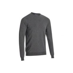 Sweter do golfa męski. Czarne swetry męskie INESIS, m, bez wzorów, z bawełny, z golfem, bez kaptura. Za 59,99 zł.