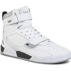 Sneakersy SUPRA - Breaker 05893-126-M White/Black/White. Białe sneakersy męskie Supra, na co dzień, bez wzorów, ze skóry, eleganckie, bez zapięcia. Za 499,00 zł.