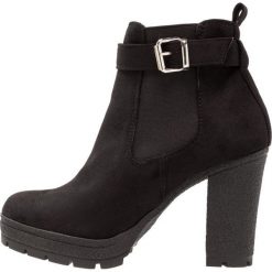 Botki damskie: New Look Wide Fit WIDE FIT DOSEY Botki na obcasie black