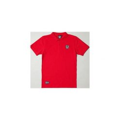 Koszulka Polo BLB SMALL BADGE Red. Czerwone koszulki męskie Crankk, xl, z aplikacjami, z bawełny, polo, bez rękawów. Za 139,00 zł.