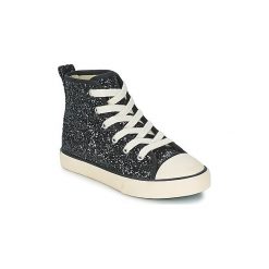 Buty Dziecko Polo Ralph Lauren SAG HARBOUR HI. Czarne trampki dziewczęce Polo Ralph Lauren, bez wzorów, z syntetyku, bez zapięcia. Za 389,00 zł.