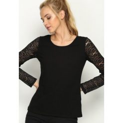 Bluzki damskie: Czarna Bluzka Enticing