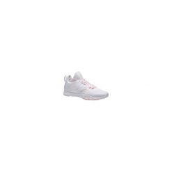 Buty fitness 920 damskie. Białe buty sportowe damskie DOMYOS, bez wzorów, z poliesteru, na fitness i siłownię. Za 179,99 zł.