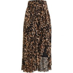 Długie spódnice: NAKD OVERLAP SKIRT Długa spódnica beige/black