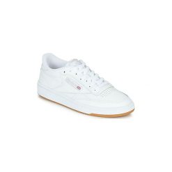 Buty Reebok Classic CLUB C 85. Białe trampki i tenisówki damskie Reebok Classic, bez wzorów, bez zapięcia. Za 359,00 zł.