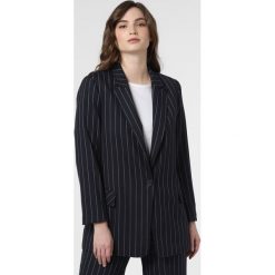 Marie Lund - Blezer damski, niebieski. Niebieskie bolerka i narzutki damskie w paski. Za 579,95 zł.