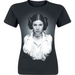 Bluzki asymetryczne: Star Wars Episode 4 - Eine Neue Hoffnung - Leia Portrait Koszulka damska czarny
