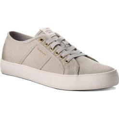 Tenisówki GANT - Zoe 16538453 Silver G80. Szare półbuty damskie GANT, z gumy, na płaskiej podeszwie. W wyprzedaży za 159,00 zł.