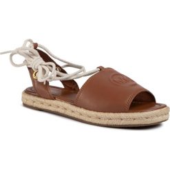 Espadryle MICHAEL MICHAEL KORS - Delyn Sandal 40S0DYFA1L Luggage. Pomarańczowe espadryle damskie MICHAEL Michael Kors, bez wzorów, ze skóry ekologicznej, bez obcasa. W wyprzedaży za 399,00 zł.